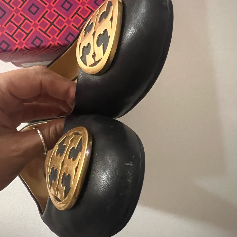 Tory Burch Black Ballet Flats - Picture 3 of 6
